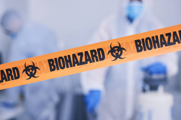 Professional Infectious Disease Decontamination technician working in Pleasanton, TX